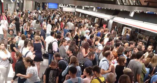 empresa Metro de Madrid seguridad andenes