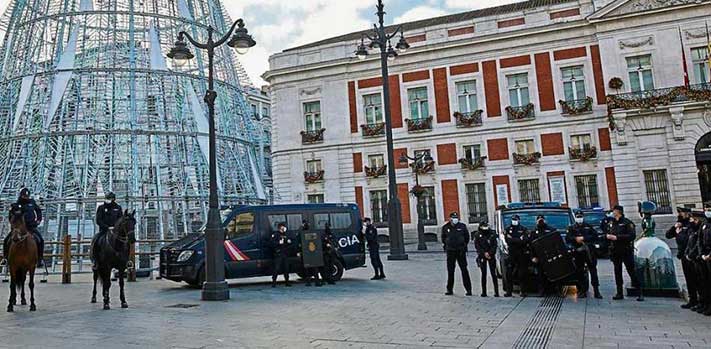 medidas de seguridad en Madrid plan Navidad 2021